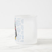 曇り10 ozすり付きガラスマグ フロストグラスマグカップ (中央)