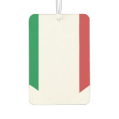 曇イタリアンり背景のフラグ カーエアーフレッシュナー (裏面)