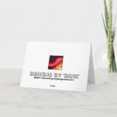 曖昧で霜の降りたな葉 カード (裏面)