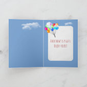 曖昧なサイコロが付いている赤いレトロのトラック カード (内部)