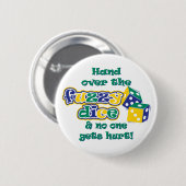 曖昧なサイコロを引き渡して下さい 缶バッジ (正面&裏面)