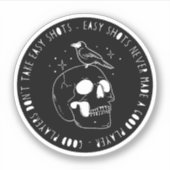 曖昧なディスクゴルフシール シール (正面)