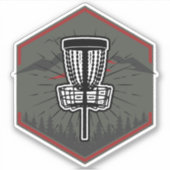 曖昧なディスクゴルフシール シール (正面)