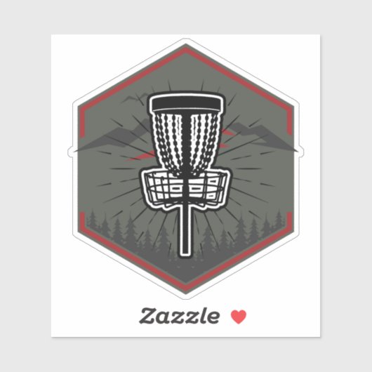 曖昧なディスクゴルフシール シール (シート)