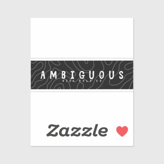 曖昧なディスクゴルフシール シール (シート)