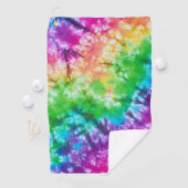 曖昧なディスクゴルフタイ染めディスクタオル ゴルフタオル (インサイチュ)