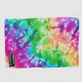 曖昧なディスクゴルフタイ染めディスクタオル ゴルフタオル (横)