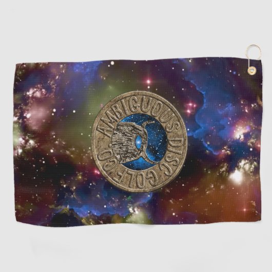 曖昧なディスクゴルフ株式会社ディスクタオル ゴルフタオル (横)