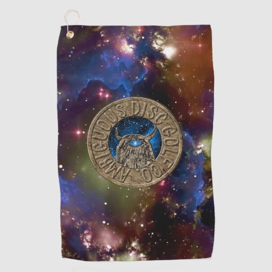 曖昧なディスクゴルフ株式会社ディスクタオル ゴルフタオル (正面)