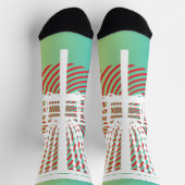 曖昧なディスクゴルフTシャツ ソックス (上部)