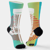 曖昧なディスクゴルフTシャツ ソックス (傾斜あり)