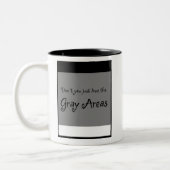 曖昧な点のコーヒーカップ ツートーンマグカップ (左)