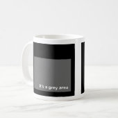 曖昧な点のマグ コーヒーマグカップ (正面左)