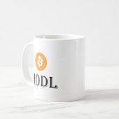 曖昧なExpress® HODL Bitcoin コーヒーマグカップ (正面左)