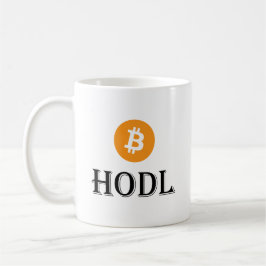 曖昧なExpress® HODL Bitcoin コーヒーマグカップ