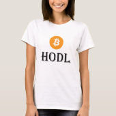 曖昧なExpress® HODL Bitcoin W Tシャツ (正面)