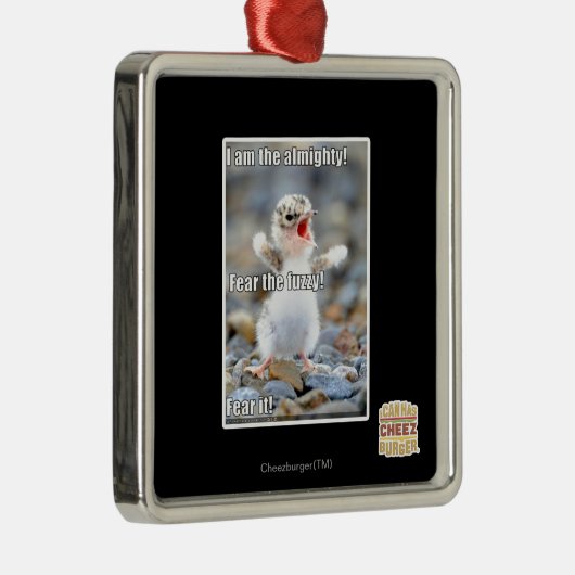 曖昧の恐れて下さい! メタルオーナメント (右)