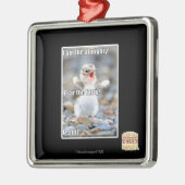 曖昧の恐れて下さい! メタルオーナメント (左)