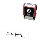 曜日: 土曜日 セルフインキングスタンプ (インサイチュ)