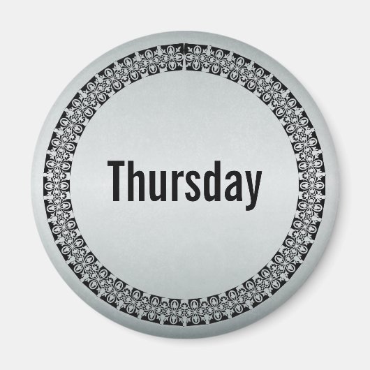 曜日（木曜日） マグネット (正面)