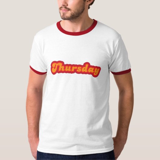 曜日 Tシャツ (正面)