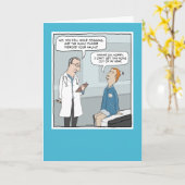 曲おもしろいを頭に誕生日 カード (黄色い花)