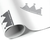 曲がったクラウン | 豪華な結婚式 ラッピングペーパー (ロールコーナー)