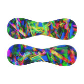 曲がったステンドスクウェア、緑の色のブラシストローク 野球ボール (パネル)