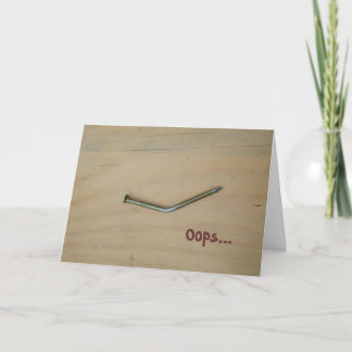 曲がったネイル カード