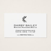 曲がったパス抽象芸術の概念 (正面)