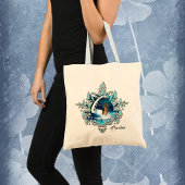 曲がったピアノを持つスチームパンクのバイオリン トートバッグ