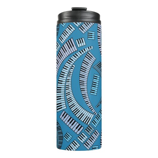 曲がったピアノ鍵 タンブラー (正面)