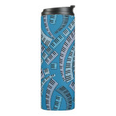 曲がったピアノ鍵 タンブラー (回転左)