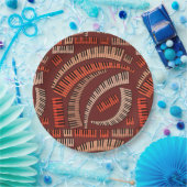 曲がったピアノ鍵 ペーパープレート (パーティー)