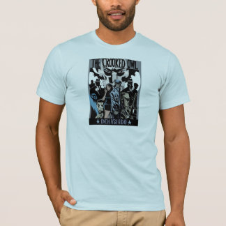 曲がったフクロウのワイシャツ Tシャツ