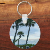 曲がったヤシの木 キーホルダー (正面)