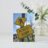 曲がった兆候 ポストカード (スタンド正面)