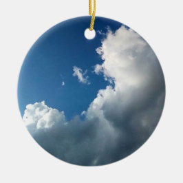 曲がった大きな雲 セラミックオーナメント