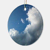 曲がった大きな雲 セラミックオーナメント (左)