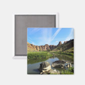 曲がった川、または マグネット (正面/裏面)