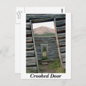 曲がった扉 ポストカード (正面/裏面)