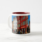 曲がった木の宝物マグ ツートーンマグカップ (正面左)