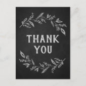 曲がった枝 |カルクボードありがとうございました ポストカード (正面)