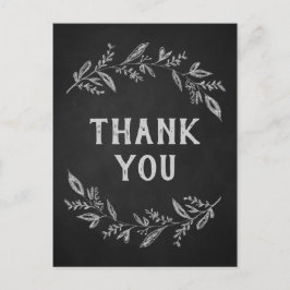 曲がった枝 |カルクボードありがとうございました ポストカード