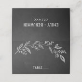 曲がった枝 |シャルボ結婚ード プレイスカード (外部開封)