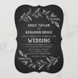 曲がった枝 |シャルボ結婚ード 招待状