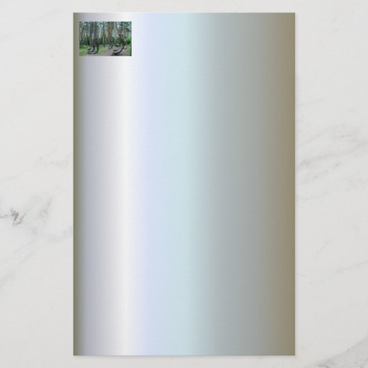 曲がった森 – ポーランド 便箋 (正面)