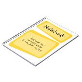 曲がった正方形のノート ノートブック (左側)