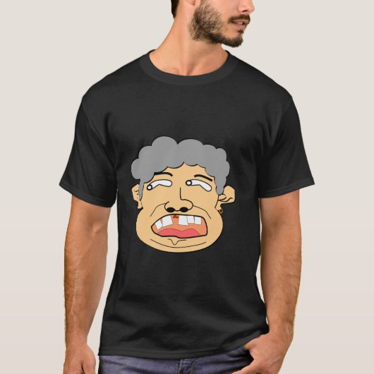 曲がった歯がおかしい Tシャツ (正面)