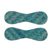 曲がった波状のラップのサックメッシュ、緑がかったシアン 野球ボール (パネル)